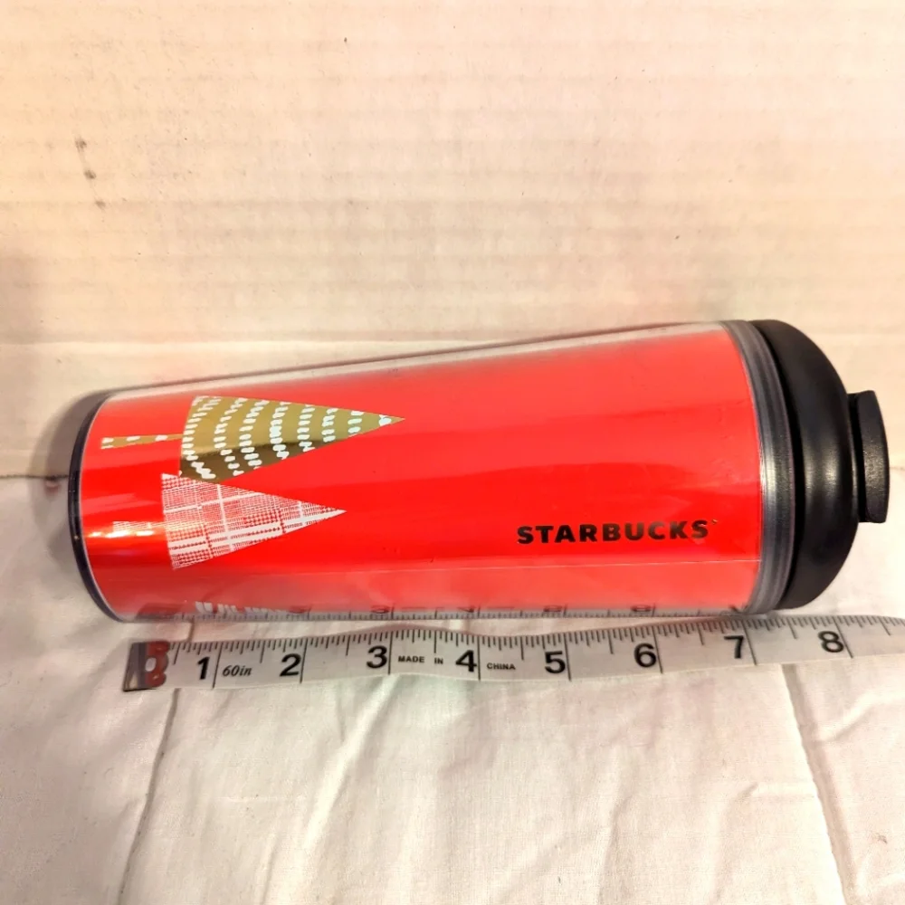 Starbucks Holiday Tumbler With Lid 16Oz